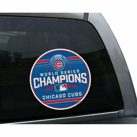 FREMONT DIE CONSUMER PRODUCTS Chicago Cubs Large Window Film - 2016 World Series Champs 2324567787